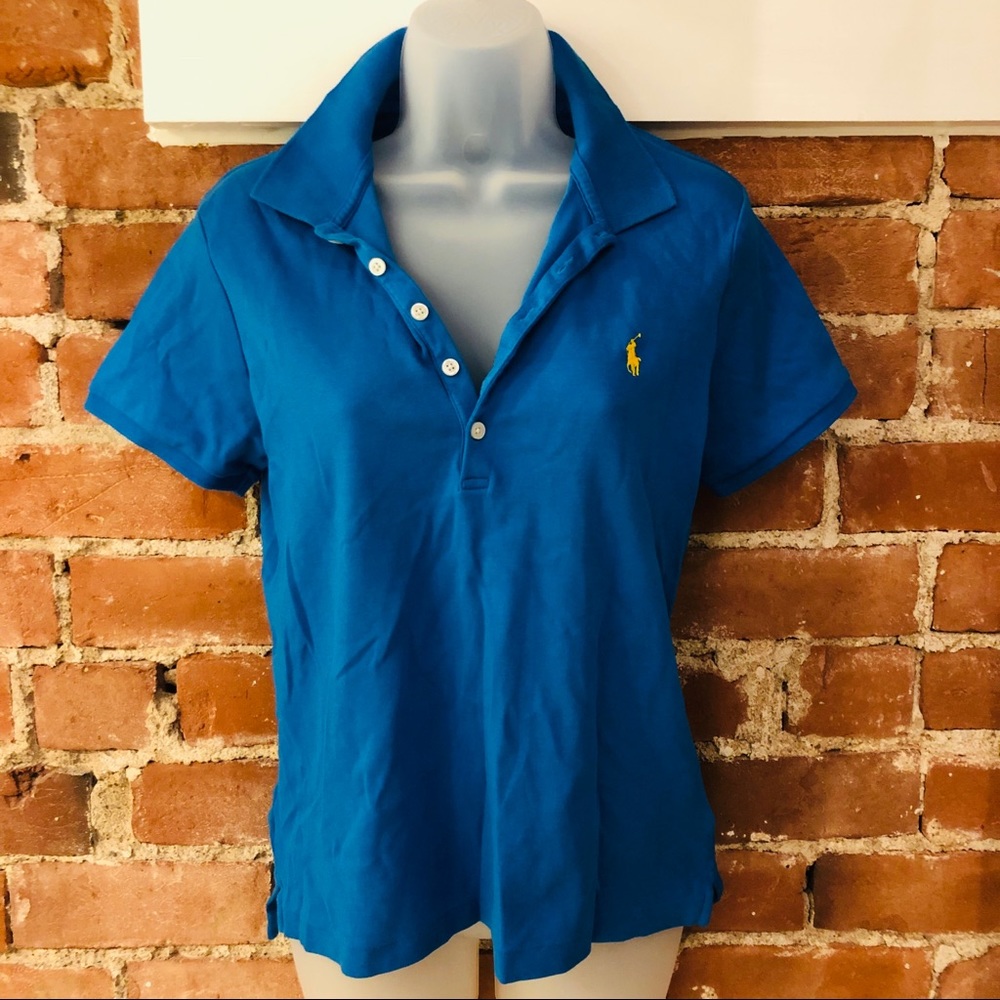 Ralph Lauren Sport Deep V Slim Fit Polo